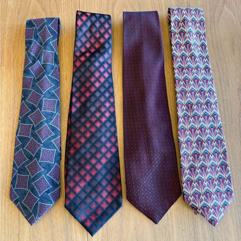Silk Ties Business or Events Various Brands